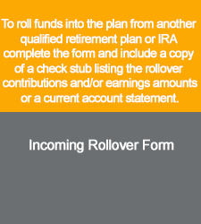 Incoming Rollover Form Link